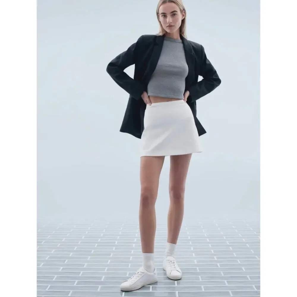 NEW Everlane The Day Low Top White Leather Sneaker Shoes Womens Size 10
